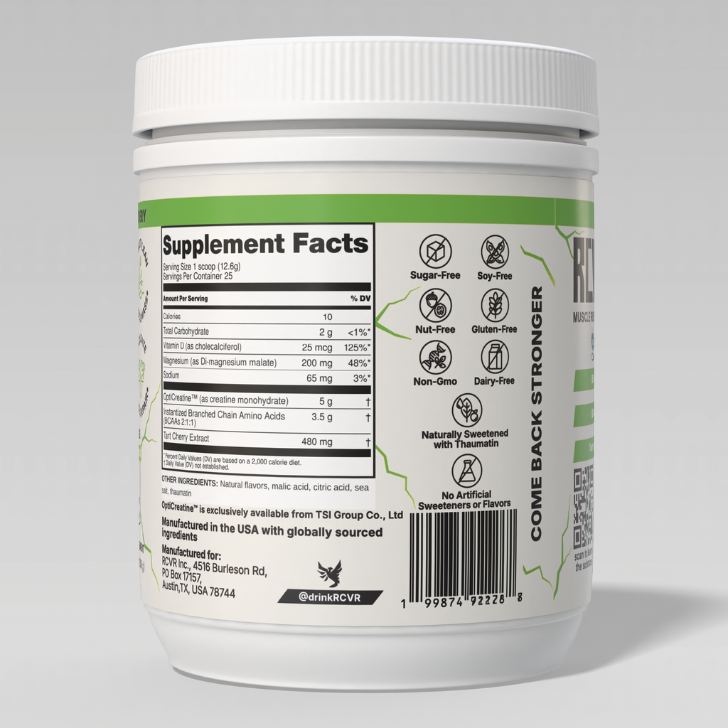 RCVR Muscle Recovery – Sour Apple Tub