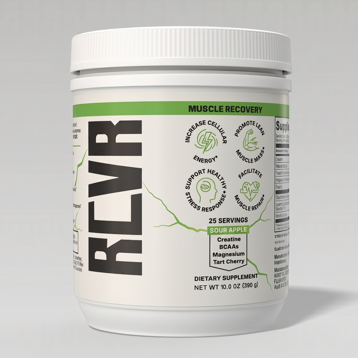 RCVR Muscle Recovery – Sour Apple Tub