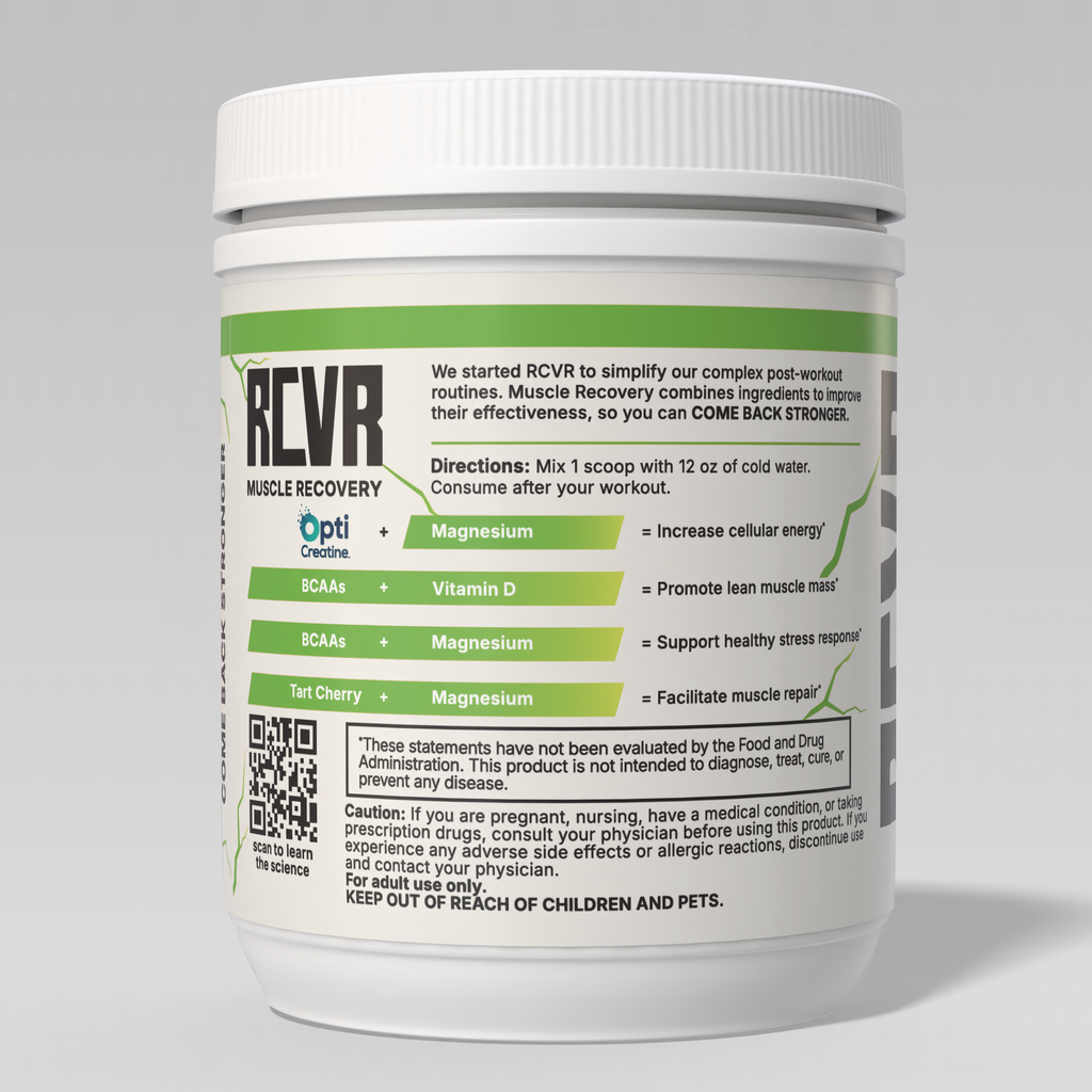 RCVR Muscle Recovery – Sour Apple Tub
